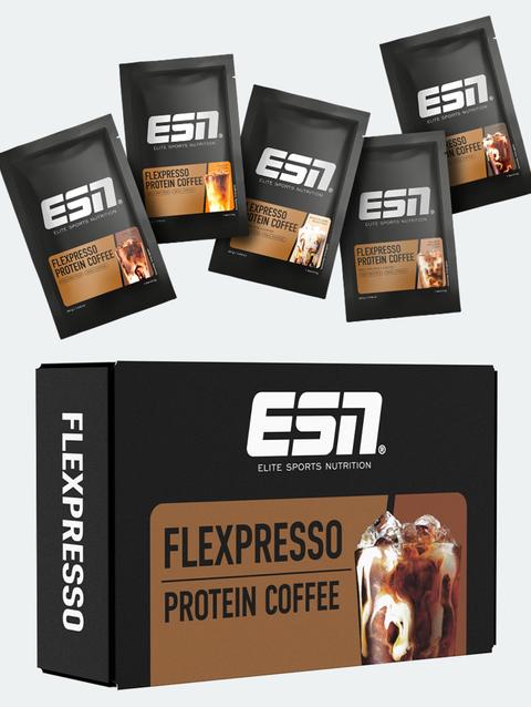 ESN Sample Box Flexpresso Protein Coffee, 5 x 30g