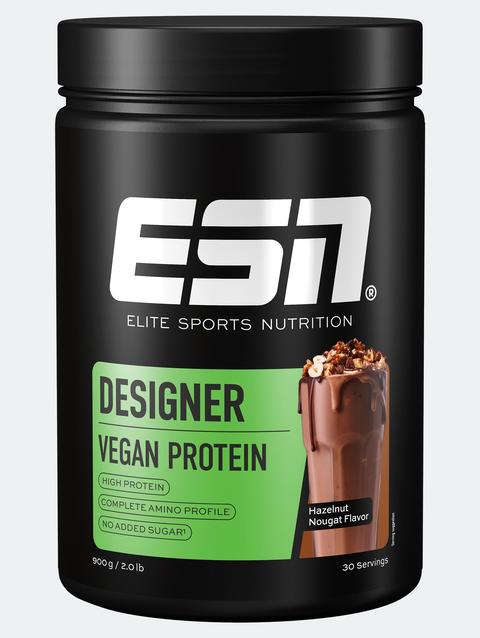 ESN Vegan Designer Protein Powder with soy.